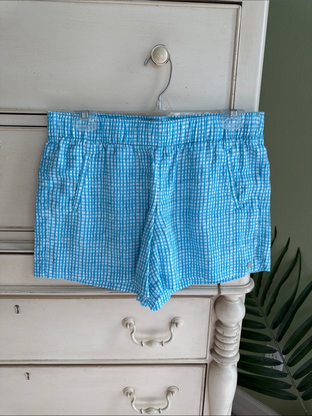 Lilly Pulitzer Sea breeze Lilo Linen Shorts size M